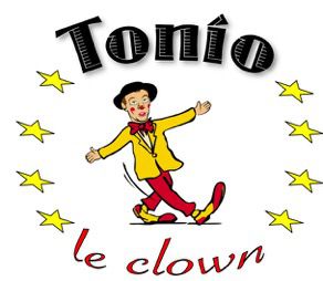 Logo du site internet tonio le clown